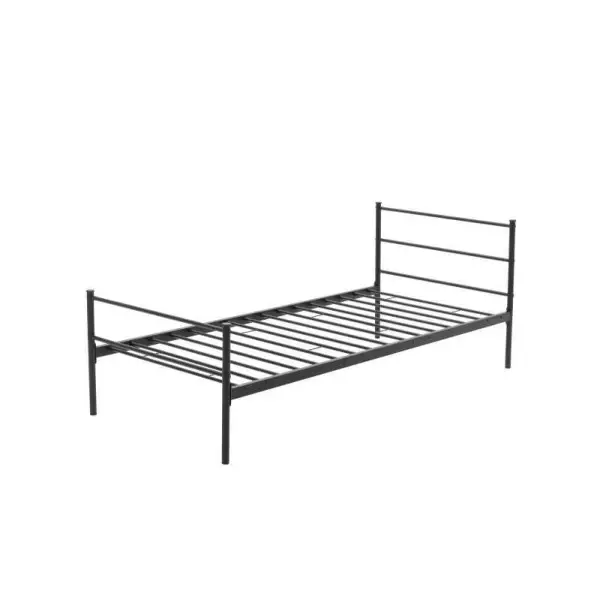 tanie łóżko metalowe 90x200 z materacem